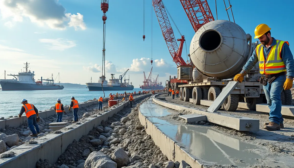discover the essential techniques and materials used in concrete and maritime construction. this guide provides insights into innovative practices, ensuring durability and efficiency in coastal and marine projects.