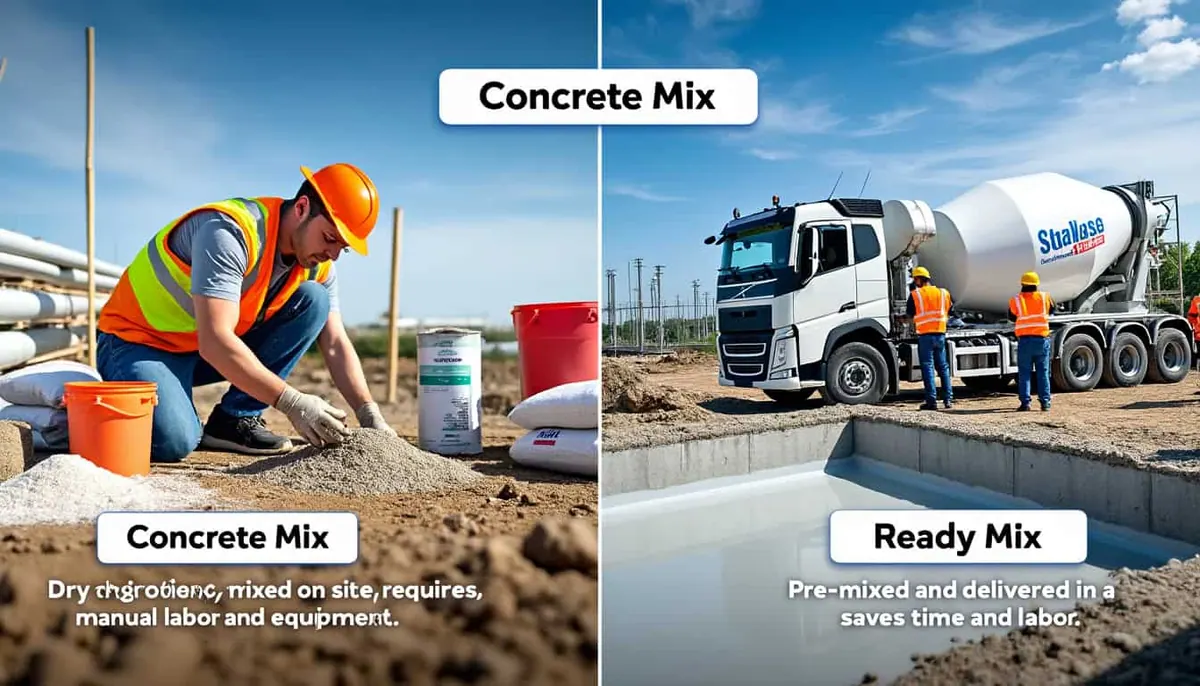 discover the key differences between concrete mix and ready mix in this informative guide. understand their composition, benefits, and ideal applications to make the best choice for your construction projects.