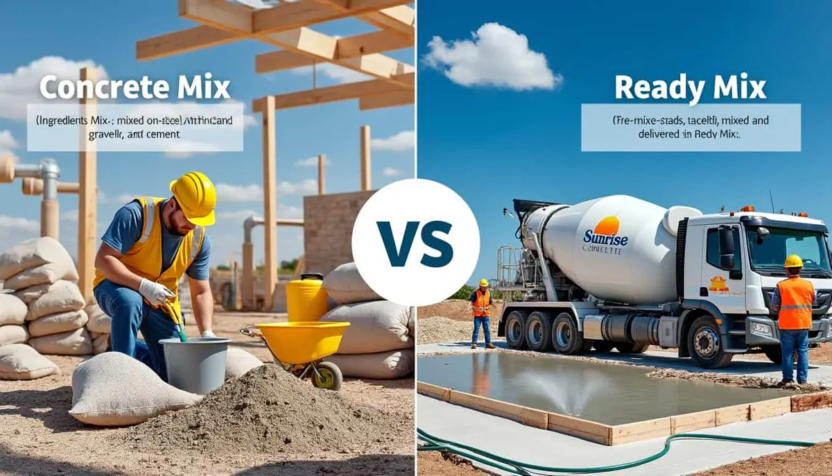 discover the key differences between concrete mix and ready mix in our comprehensive guide. learn about their compositions, applications, and benefits to make informed choices for your construction projects.